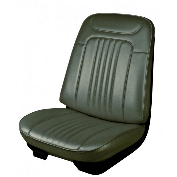 1971-72 Coupe or Convertible Standard Front Bucket Seat Upholstery, 1 Pair